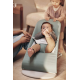 BabyBjorn — Крісло-шезлонг Bouncer Balance Soft Cotton/Jersey, Light sage/Grey (світло-сіра рама)