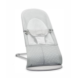 BabyBjorn - Крісло-шезлонг Bouncer Balance Soft Mesh, Grey (світло-сіра рама)