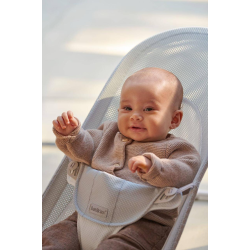 BabyBjorn - Крісло-шезлонг Bouncer Balance Soft Mesh, Grey (світло-сіра рама)
