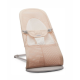 BabyBjorn - Крісло-шезлонг Bouncer Balance Soft Mesh, Pearly pink/White (світло-сіра рама)