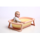 Ванночка складана "Комфорт Плюс" з термометром ,рожева Babyhood