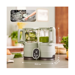 Babymoov Блендер-пароварка Nutribaby Glass селадон зелений