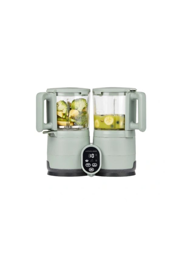 Babymoov Блендер-пароварка Nutribaby Glass селадон зелений