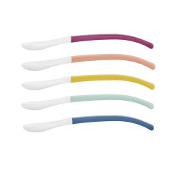 Набір 5 дитячих ложок Multicolor (2-й етап годування) Babymoov