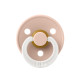 Соска пустушка BIBS Colour Latex Round (кругла) – Blush GLOW (світиться в темряві)
