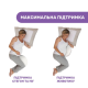 Boppy Подушка для вагітних "Pregnancy Wedge Pillow", кол.46