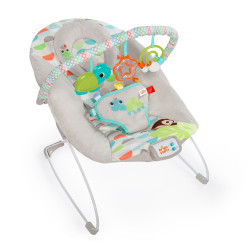 Bright Starts Шезлонг Happy Safari Bouncer