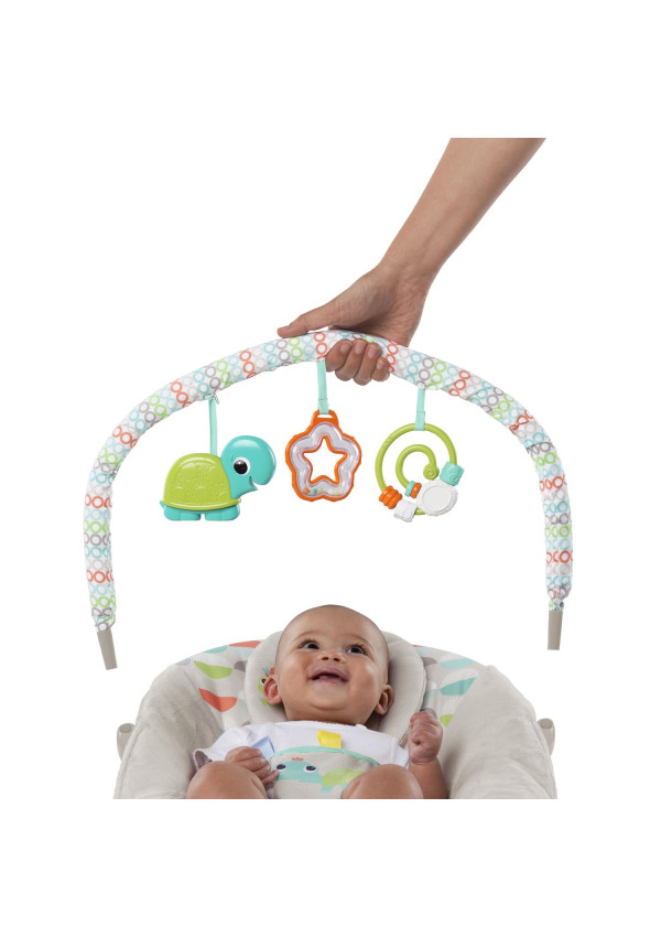 Bright Starts Шезлонг Happy Safari Bouncer