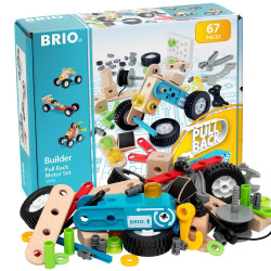 Конструктор BRIO Builder з інерційним двигуном 67 ел.