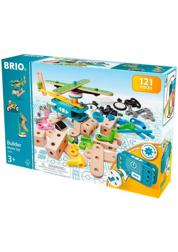 Конструктор BRIO Builder із мотором 120 ел.