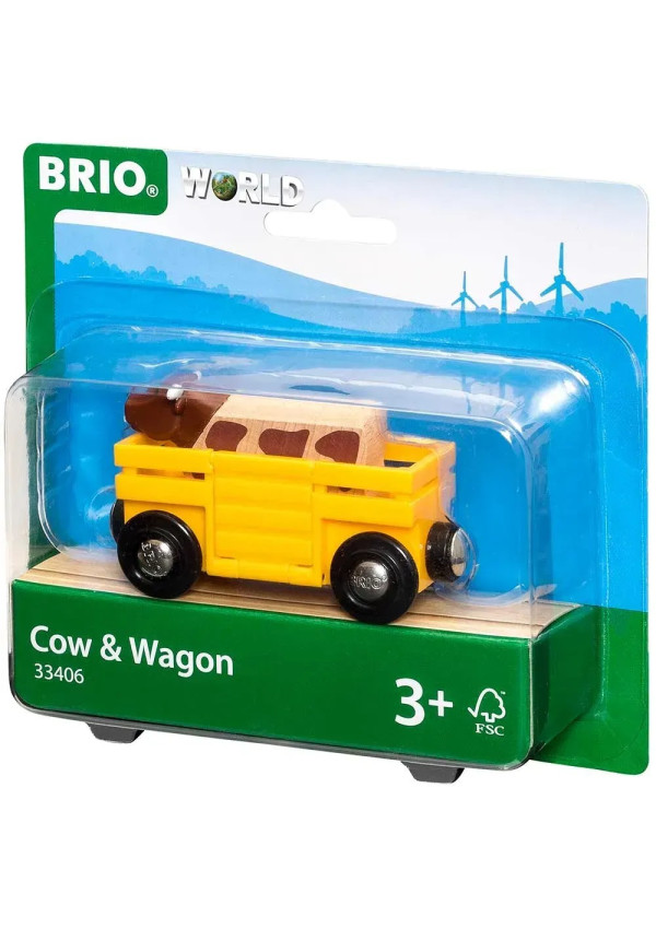 Вагон BRIO з коровою