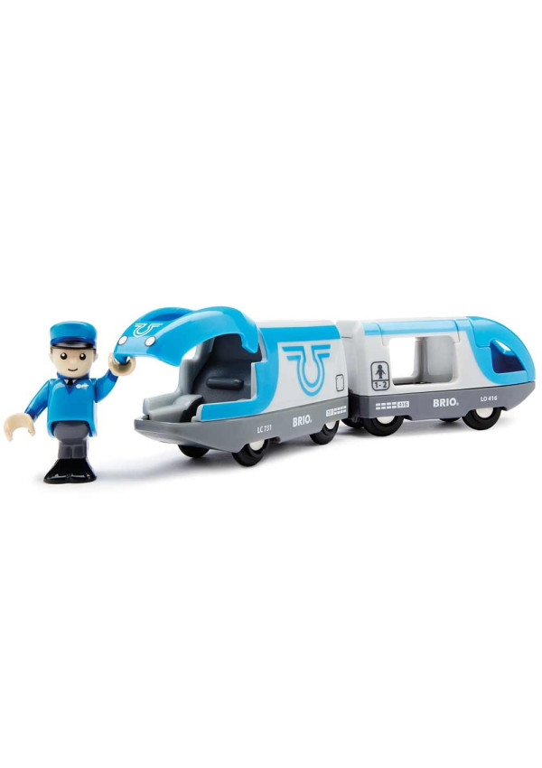Пасажирський поїзд BRIO на батарейках