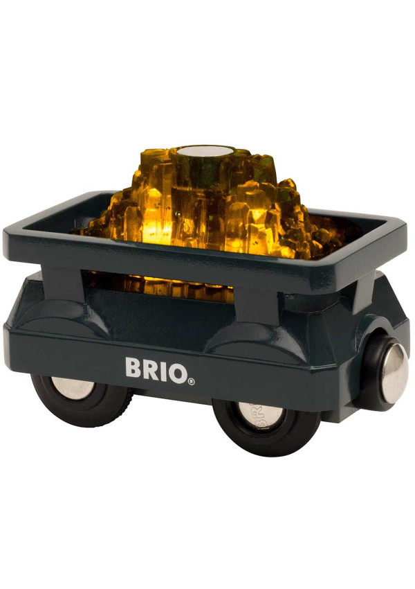 Вагон BRIO із золотом та світлом