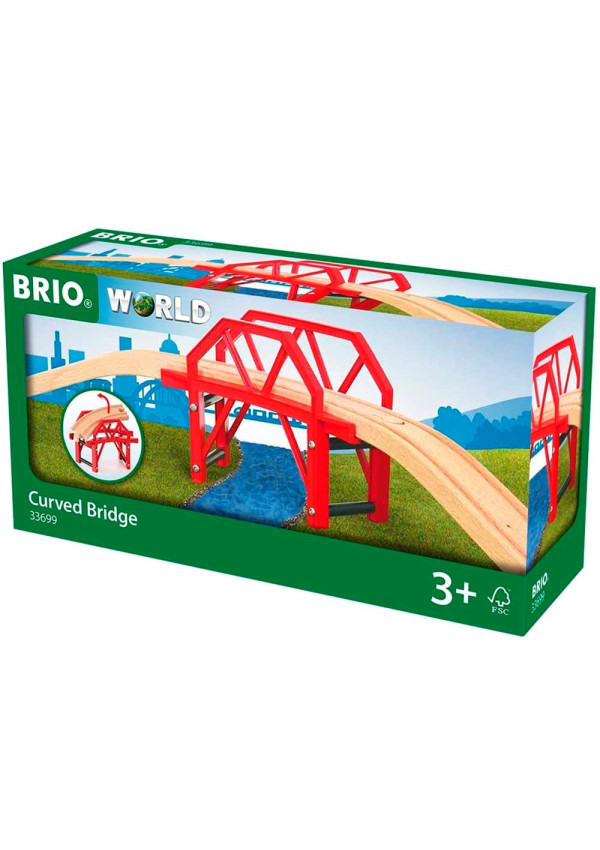 Вигнутий міст для залізниці BRIO