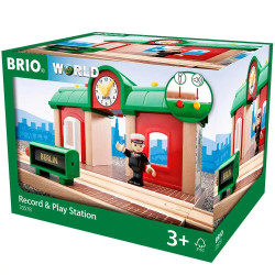 Станція для залізниці BRIO із звукозаписом