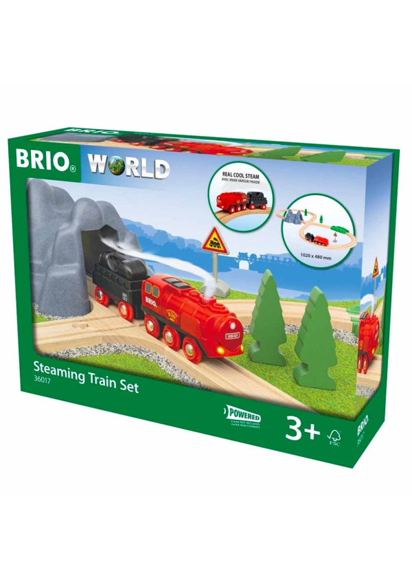 Дитяча залізниця BRIO з Поїздом з парою (36017)