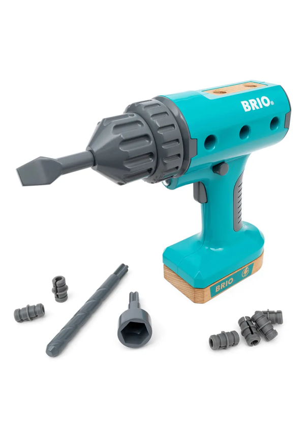 Дитячий шуруповерт на батарейках BRIO Builder (34600)