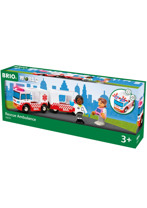 Машина швидкої допомоги для залізниці BRIO (36035)
