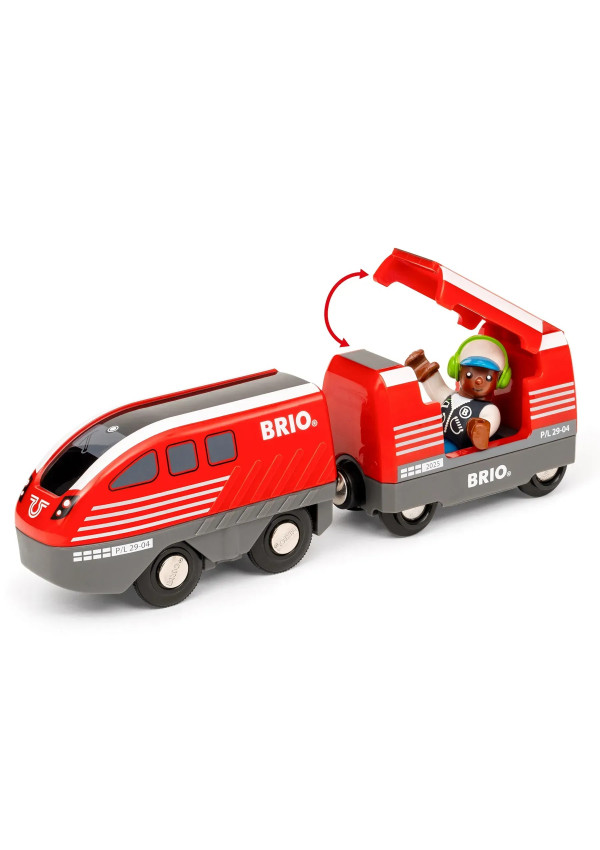 Дитяча залізниця BRIO з інерційним потягом