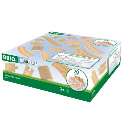 Набір розширень для залізниці BRIO Deluxe 70 эл.