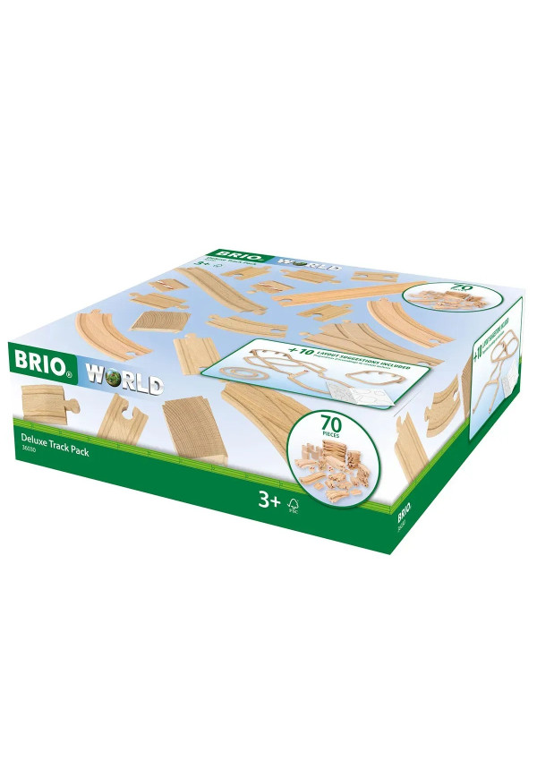 Набір розширень для залізниці BRIO Deluxe 70 эл.