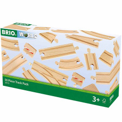 Великий набір розширень для залізниці BRIO 50 ел.