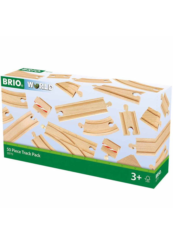 Великий набір розширень для залізниці BRIO 50 ел.