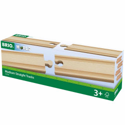 Колії для залізниці BRIO прямі 144 мм