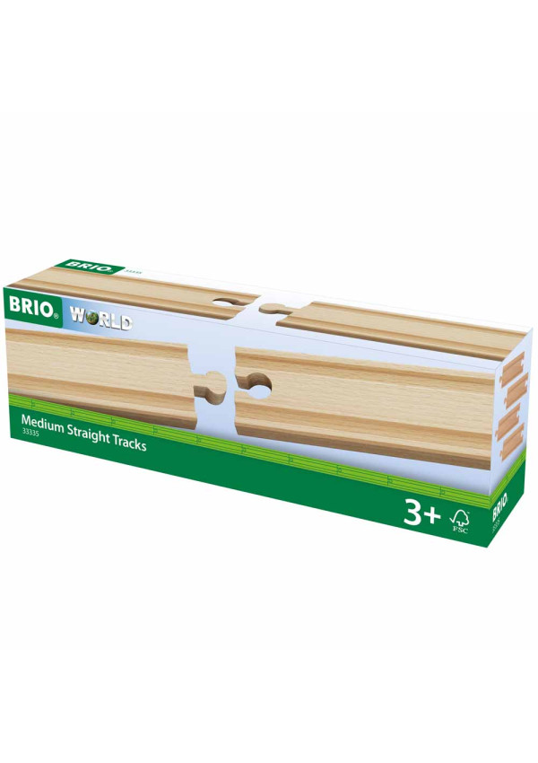Колії для залізниці BRIO прямі 144 мм
