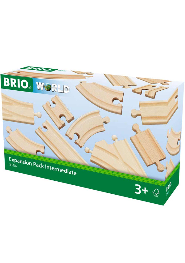Середній набір розширень для залізниці BRIO 16 ел.