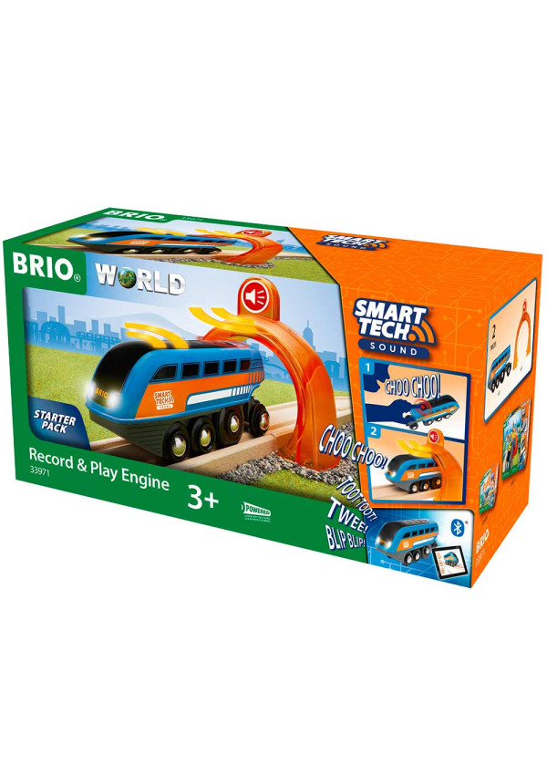 Локомотив BRIO Smart Tech зі звукозаписом