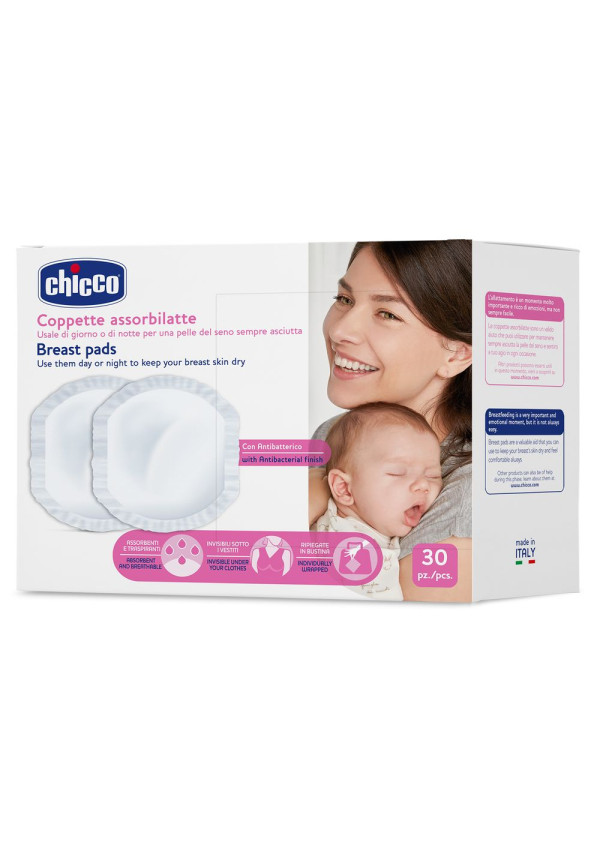 Chicco Накладки для грудей абсорбуючі, 30 шт.