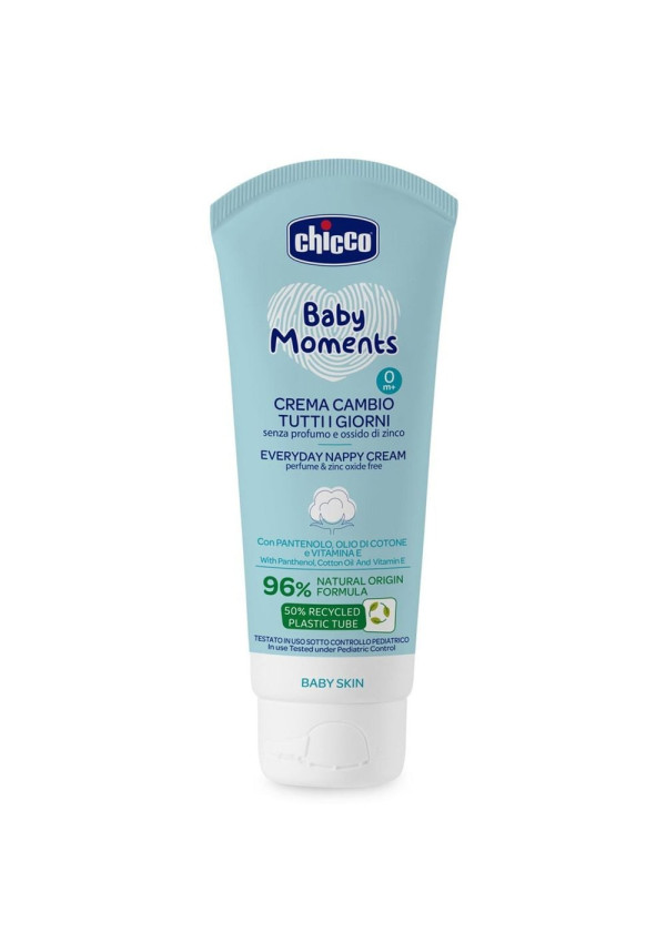 Chicco Крем захисний під підгузок з пантенолом Baby Moments 100 мл