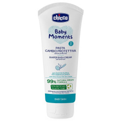 Chicco Крем захисний під підгузок з цинком та пантенолом Baby Moments 100 мл