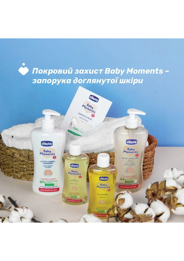 Chicco Лосьйон для тіла Baby Moments для чутливої шкіри 500 мл