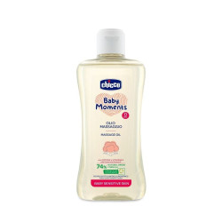 Chicco Олія для масажу Baby Moments для чутливої шкіри 200 мл