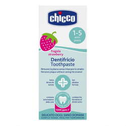 Chicco Зубна паста "Полуниця" (з фтором), 50 мл
