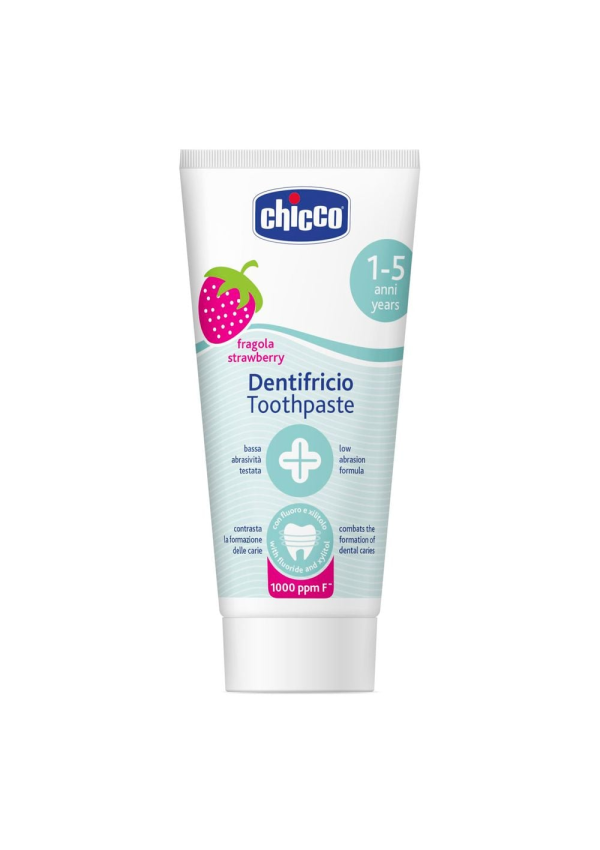 Chicco Зубна паста "Полуниця" (з фтором), 50 мл