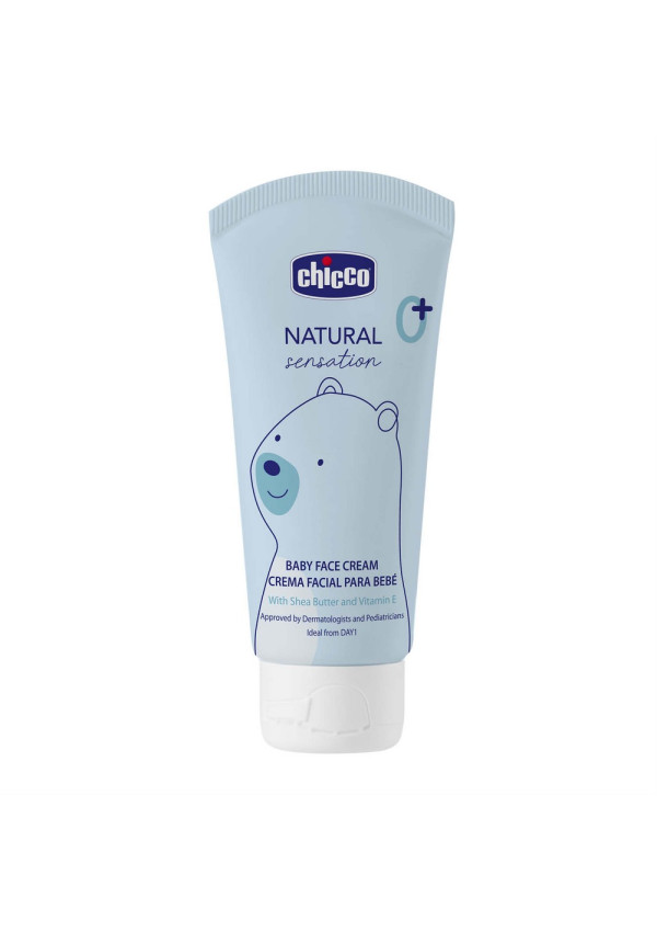 Chicco Крем для обличчя з маслом ши та рисовою олією Natural Sensation 50 мл