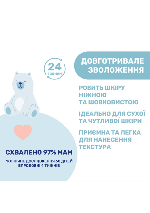 Chicco Лосьйон для тіла з маслом ши та рисовою олією Natural Sensation 150 мл