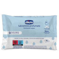 Chicco Вологі серветки з екстрактом лотоса 16 шт.