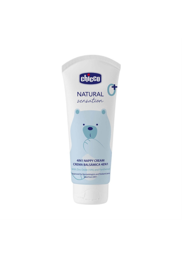 Chicco Захисний крем під підгузок 4 в 1 з цинком та пантенолом Natural Sensation 100 мл