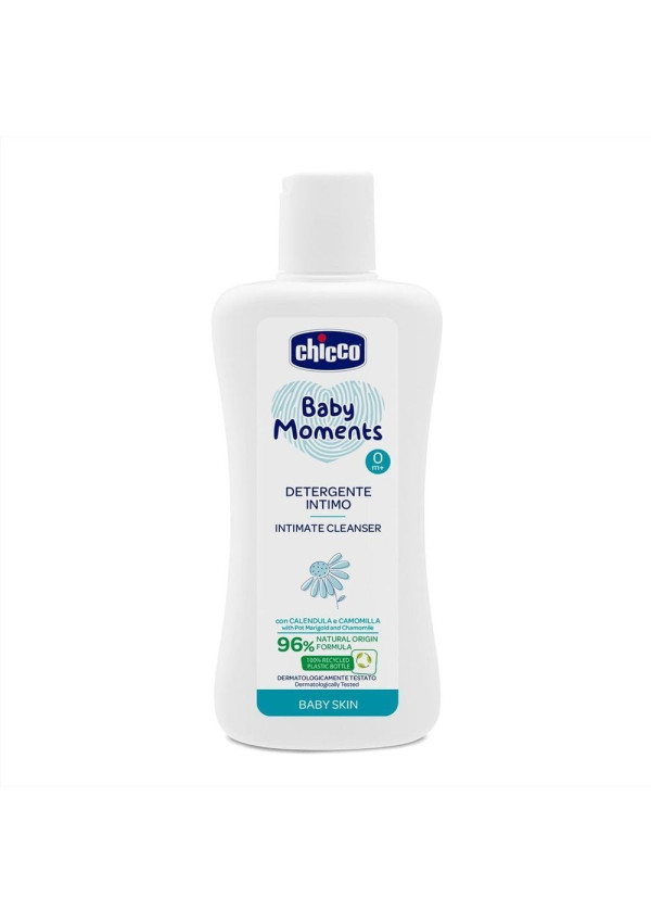 Chicco Гель для інтимної гігієни Baby Moments з екстрактом ромашки та календули 200 мл