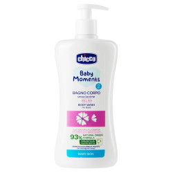 Chicco Гель для купання з екстрактом мальви та гліцерином Baby Moments "Без сліз", 500 мл