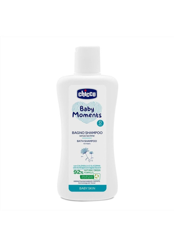 Chicco Шампунь для тіла та волосся Baby Moments "Без Сліз" з екстрактом календули 200 мл