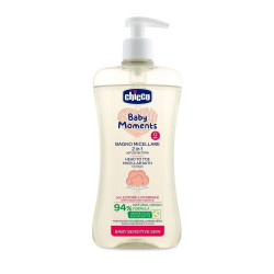 Chicco Шампунь-гель міцелярний Baby Moments "Без сліз" для чутливої шкіри 500 мл