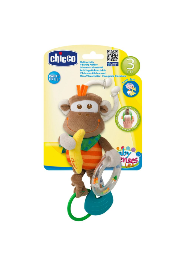 Chicco Іграшка-брязкальце "Мавпа"