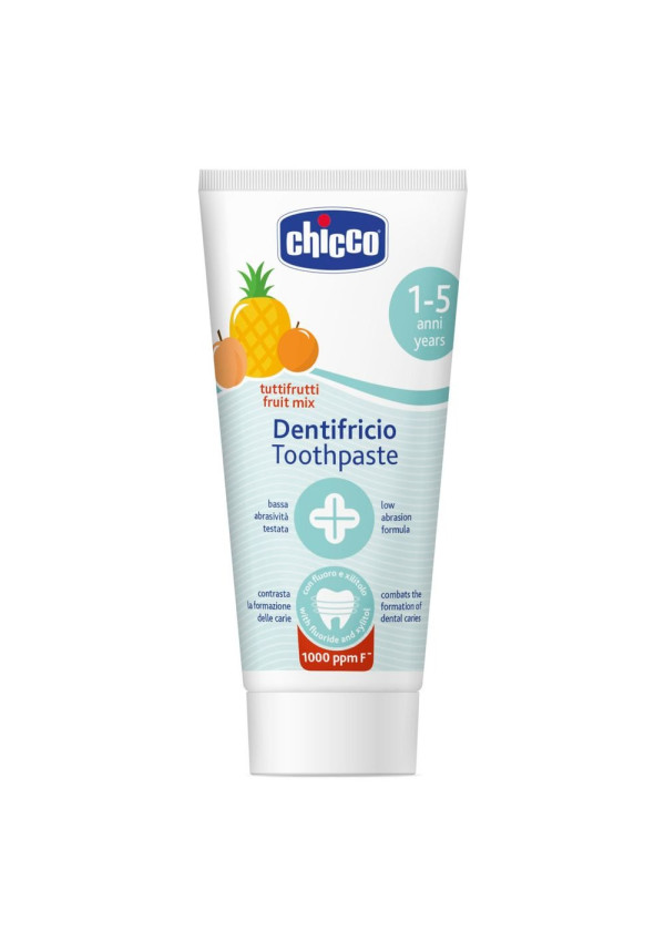 Chicco Зубна паста "Тутті-Фрутті", з фтором, 50 мл