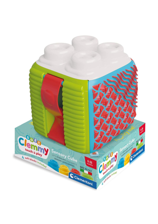Clementoni Іграшка розвиваюча "Sensory Cube", серія "Soft Clemmy"
