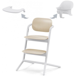 Cybex Lemo sand white стільчик для годування 3 в 1